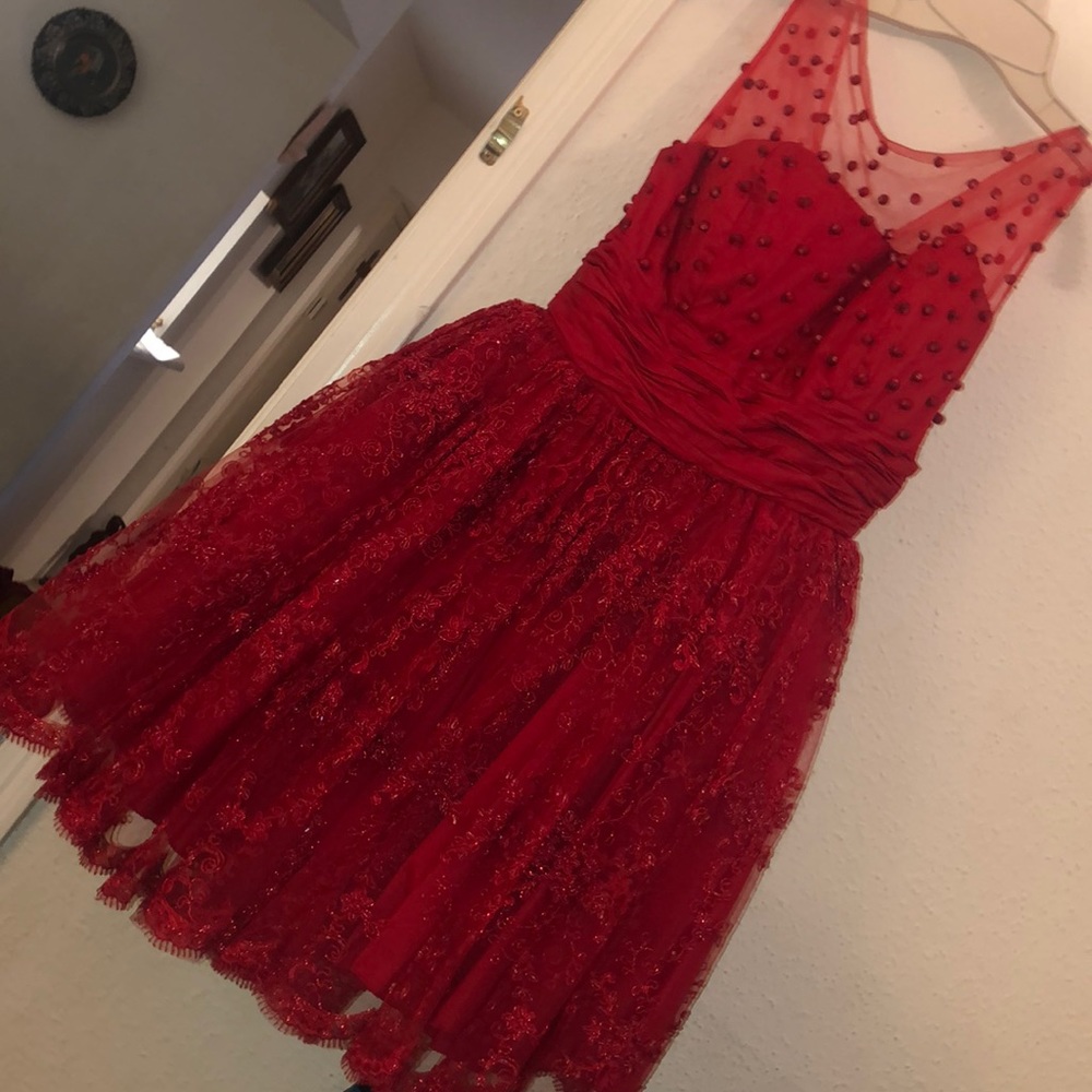 Red dress